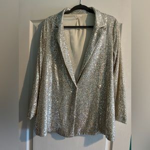 Gianni Bini Sequin Sparkle Blazer